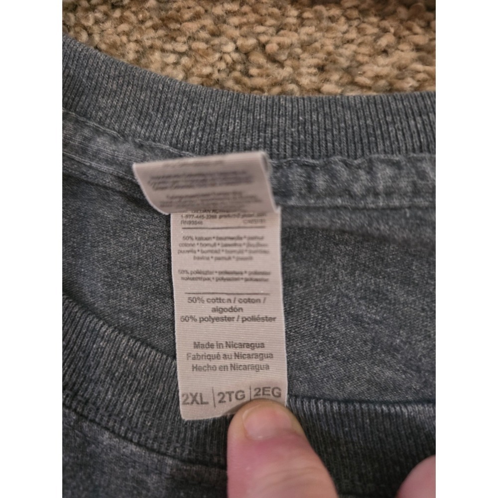 Men's Michigan Home State Graphic T-Shirt Size 2XL Gray Short Sleeve Tee - Picture 6 of 7